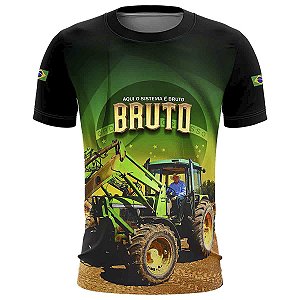 Camiseta Agro BRK Aqui o Sistema é Bruto com UV50 +