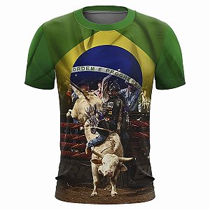 Camiseta Agro BRK Rodeio Brasil com UV50 +