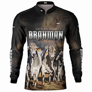 Camisa Agro BRK Raça Brahman é Agro com UV50 +