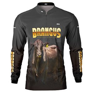 Camisa Agro BRK Raça Brangus é Agro com UV50 +