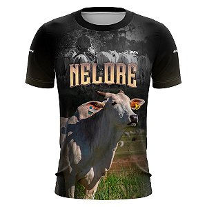 Camiseta Agro BRK Raça Nelore com UV50 +