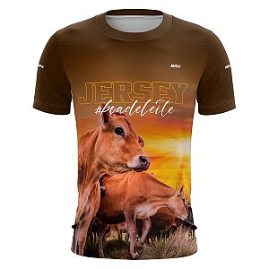 Camiseta Agro Brk Vaca Jersey com UV50 +