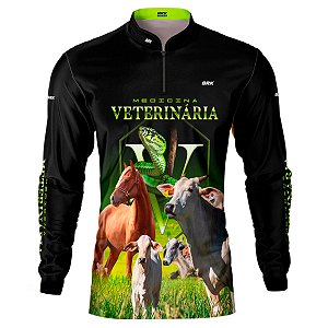 Camisa Agro BRK Medicina Veterinária com UV50 +