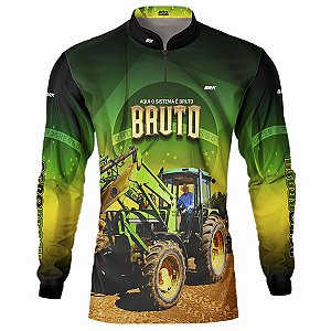 Camisa Agro BRK Aqui Nois é Bruto com UV50 +