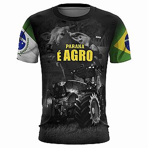 Camiseta Agro BRK Paraná é Agro com UV50 +