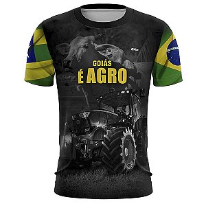 Camiseta Agro BRK Goiás é Agro com UV50 +