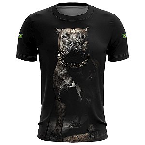 Camiseta Pit Bull BRK com Proteção Solar UV 50+