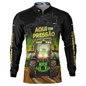 Camisa Agro BRK Aqui Tem Pressão UV50 +