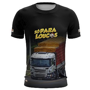 Camiseta de Caminhão BRK Só Para Loucos Deboxe com UV50 +