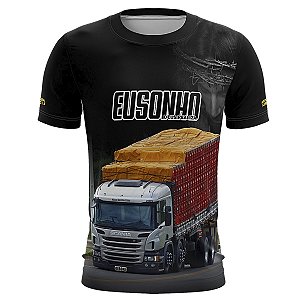 Camiseta de Caminhão BRK Só Para Loucos Deus Realiza com UV50 +