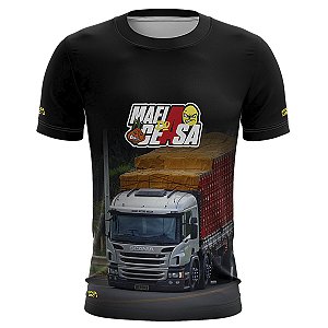 Camiseta de Caminhão BRK Só Para Loucos Máfia do Ceasa com UV50 +