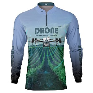 Camisa Agro BRK Drone Pulverizador com UV50 +