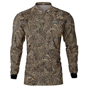 Camisa de Pesca BRK Camuflada com UV50 +