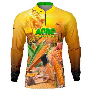 Camisa Agro BRK A Força da Terra Milho com UV50 +