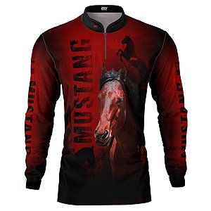 Camisa Agro BRK Cavalo Mustang com UV50 +