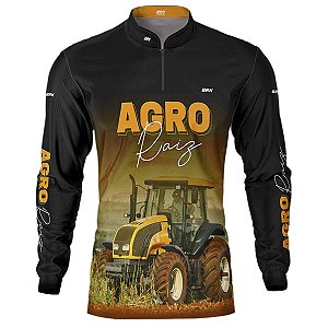 Camisa Agro BRK Agro Raiz Trator com UV50 +