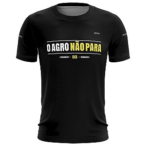 Camiseta Agro BRK O Agro Não Para 3 com UV50 +