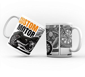 Caneca BRK Motociclismo Moto Custom 325ml