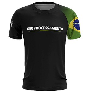 Camiseta de Profissão BRK Geoprocessamento com UV50 +