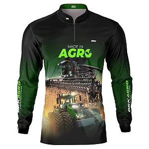 Camisa Agro BRK Made in Agro Produtor de Trigo com UV50 +