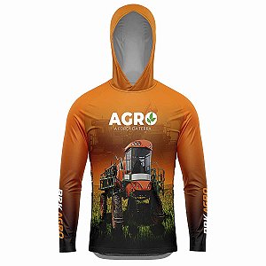 Camisa com Capuz Agro BRK Agro A Força da Terra com UV50 +