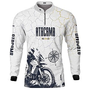 Camisa Motociclista BRK Expedição Atacama Chile 2.0 com UV50 +