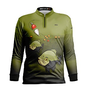 Camisa de Pesca Infantil BRK Tambaqui com UV50 +