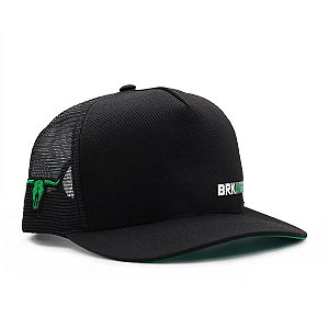 Boné Trucker Agro BRK Logo Preto