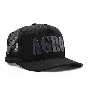 Boné Trucker Agro BRK Preto