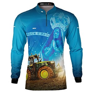 Camisa Agro BRK Padroeira Nossa Senhora com UV50 +