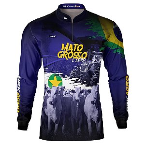 Camisa Agro BRK Agro é Mato Grosso com UV50 +