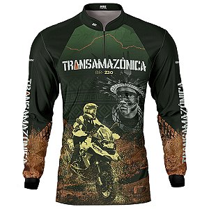 Camisa Motociclista BRK Transmazônica Big Trail com UV50 +