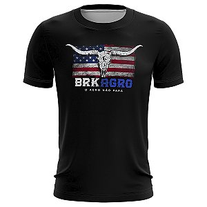 Camiseta Agro BRK O Agro não Para Texas Com UV50+