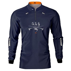 Camisa de Pesca BRK On The Fly Fishing com UV50+