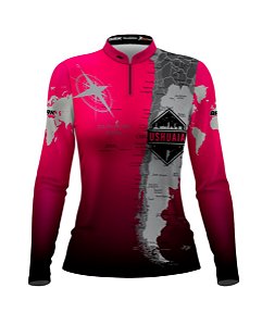 Camisa BRK Off-Road Ushuaia Argentina Patagônia Rosa Pink UV50+