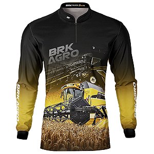 Camisa Agro Brk Colheitadeira CR11 com Proteção UV50+