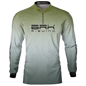 Camisa de Pesca BRK Verde River com Proteção UV50+