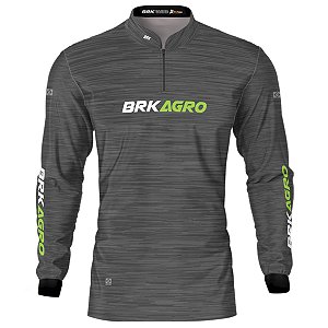 Camiseta Agro BRK Mescla Cinza com Proteção UV50+