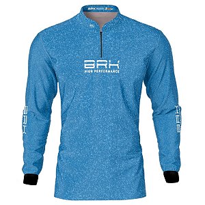 Camisa de Pesca BRK Azul com UV50+