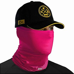 Bandana Tubeneck Brk Rosa Liso com Proteção UV50+