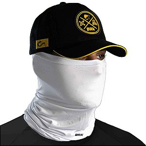 Bandana Tubeneck Brk Branco Liso com Proteção UV50+