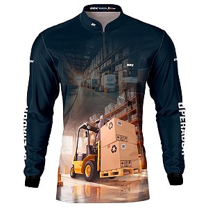 Camisa BRK Operador de Empilhadeira com Proteção UV50+