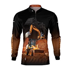 Camisa BRK Terraplanagem Maquinário Pesado com UV50 +