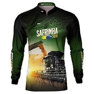 Camisa Agro BRK Colheita Safrinha Soja com UV50 +