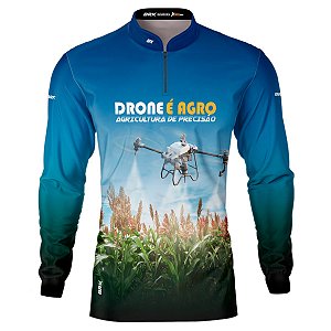 Camisa Agro BRK Drone Pulverização com UV50 +