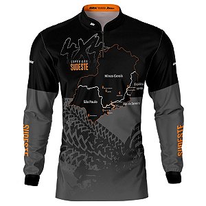 Camisa Motociclista BRK 4x4 Sudeste com Proteção UV50+