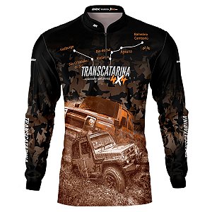 Camisa BRK Expedição 4X4 Transcatarina Com Proteção UV50 +