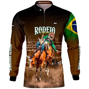 Camisa Agro BRK Rodeio Bareback Com UV50+