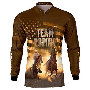 Camisa Agro BRK Team Roping 01 com Proteção UV50+