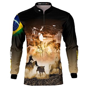 Camisa Agro BRK Team Roping 02 com Proteção UV50+